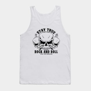 Stay true true love 1980 rock and roll feel the freedom Tank Top